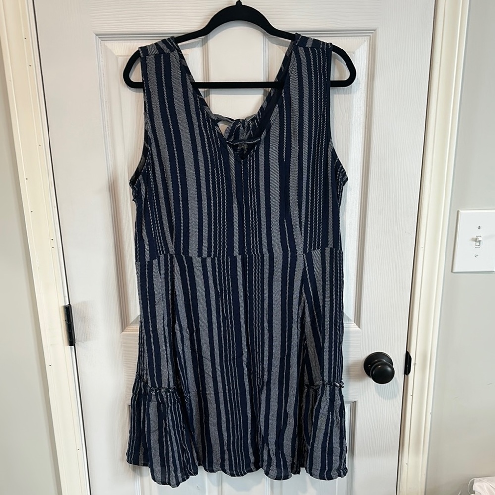 Striped Sleeveless Dress